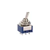 6 pin 3a 12v 3-way toggle switch / 3 position momentary toggle switch / dpdt on-off-on mini toggle switch