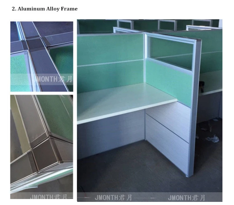 2018 Modern Office Furniture Soundproof Office Partition 60mm Thickness