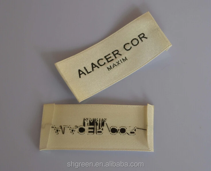 Soft Neck Clothing Label For Costume,End Fold Collar Tag For Suits ...