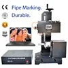 Cnc chassis number dot peen marking machine, desktop dot peen marking machine with PC
