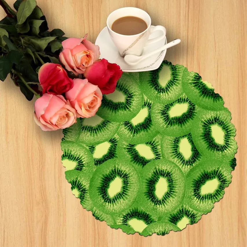 40cm Round Circle Placemat,Clear Plastic Placemat,Dining Table Place