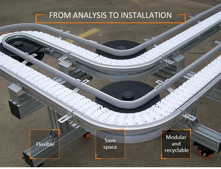Durable Excellent Performance Material Chain Conveyor System/short