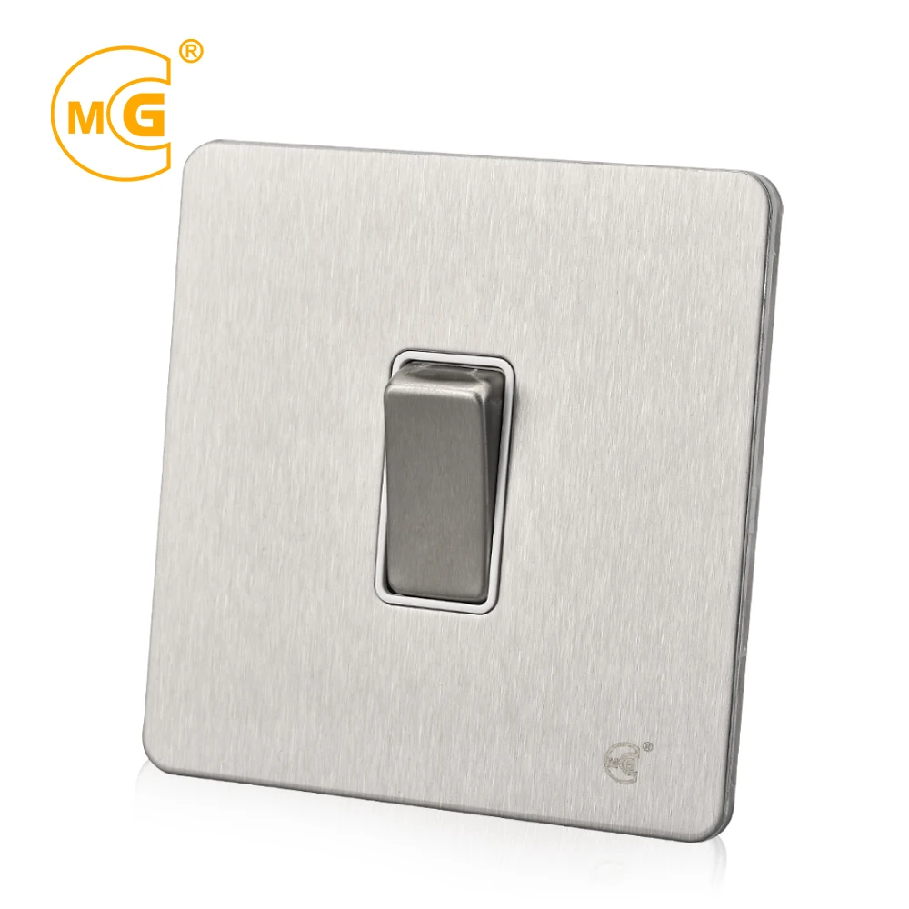 Morden surface mount uk electrical thin wall light switch
