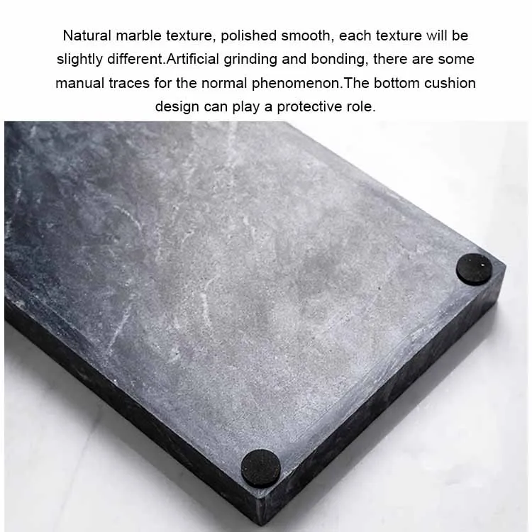 Wholesale Marble Serving Tray Marble Hot Plate Marble Food Tray Dinner