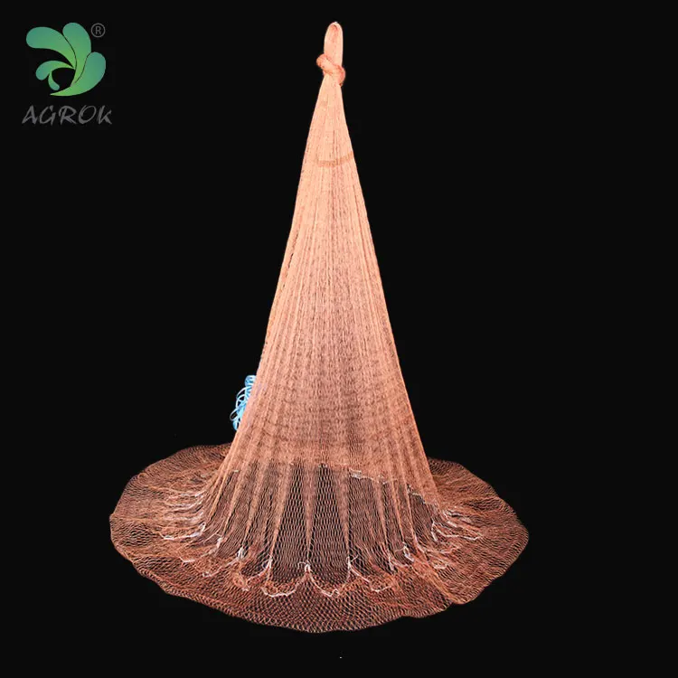 Japanese Style Bottom Pocket Fishing Cast Net Multifilament Casting Net