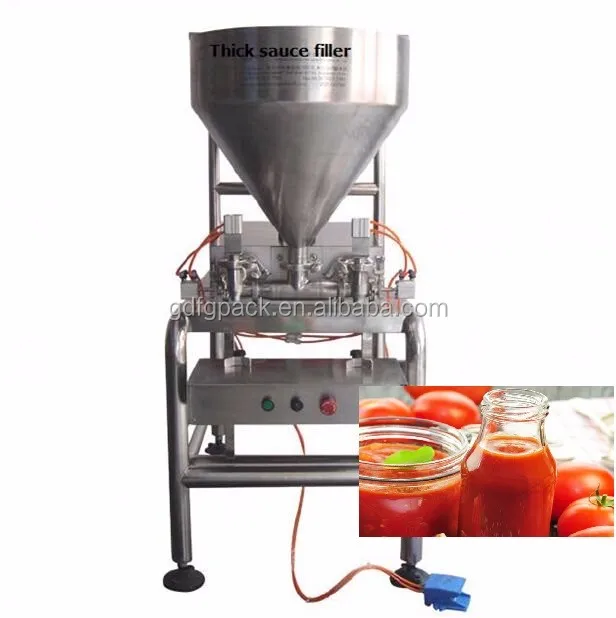 Hot Sale Thick Sauce Automatic Filling Machine Bottling Line Filler