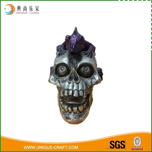 Polyresin Eco-Friendly,lighted Resin Material Polyresin skull