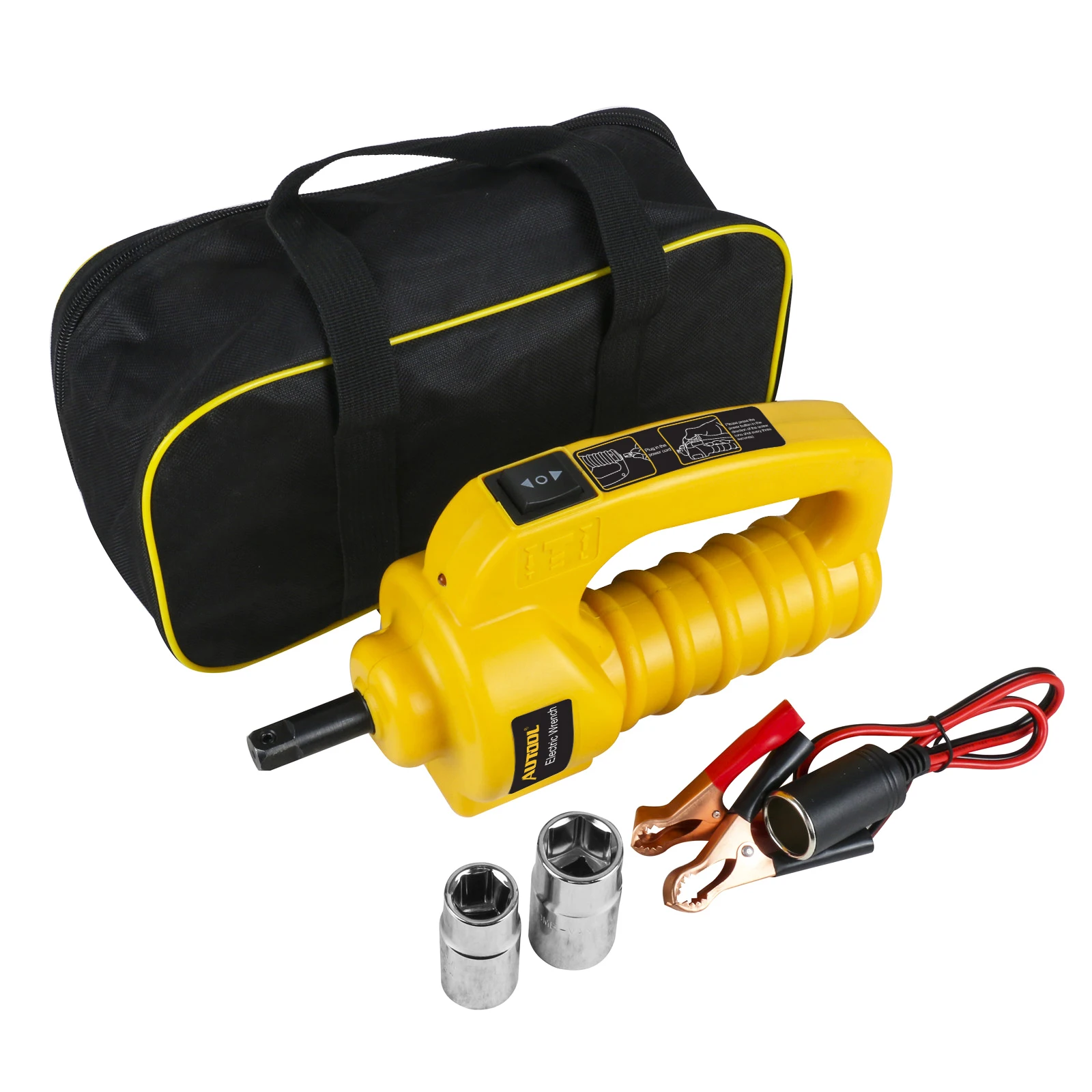 Autool Tire 1 / 2 Inch 480n.m 12v Impact Wrench Auto Automobile Wheel