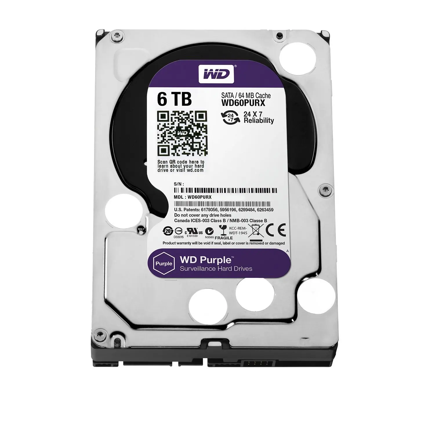 WD 500 GB WD Desktop Mainstream 32MB Cache 3.5-Inch Internal Bare//OEM Drive WDBH2D5000ENC-NRSN