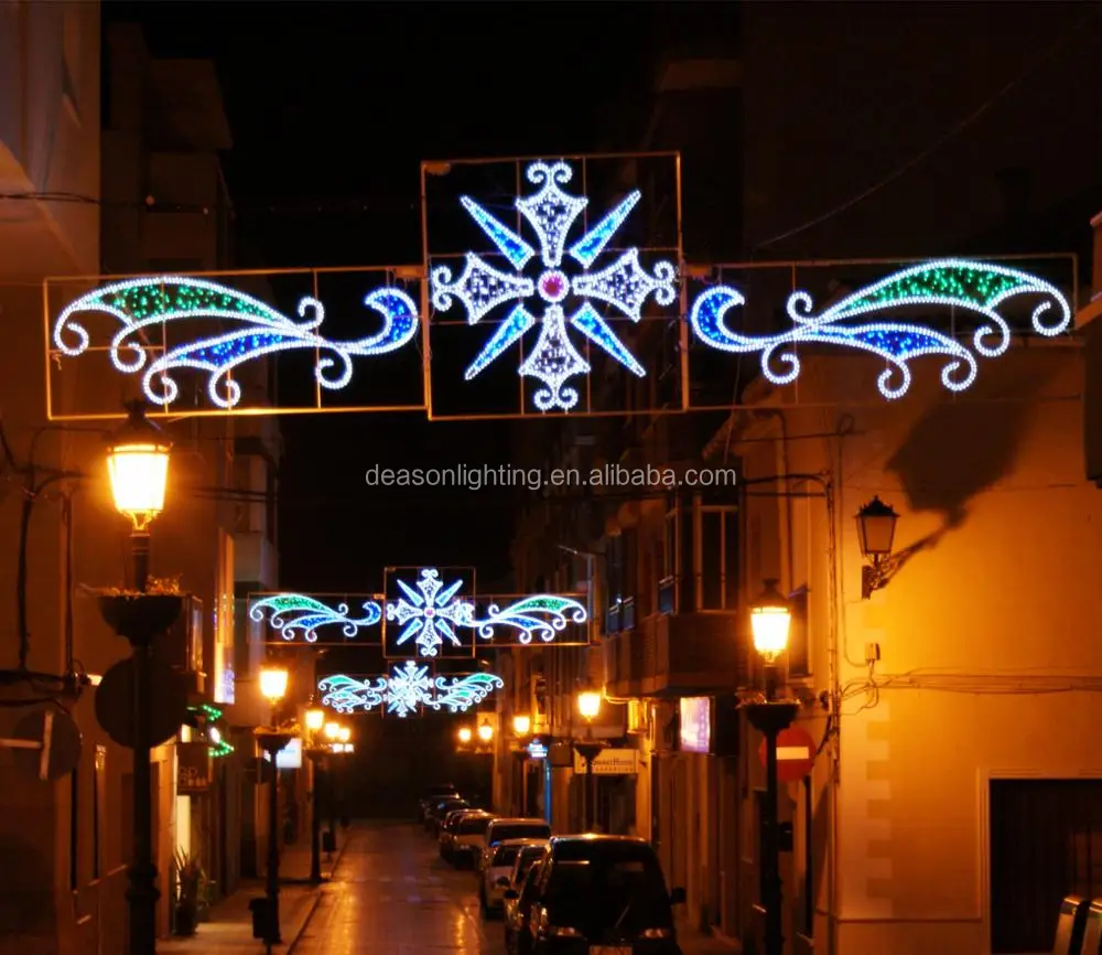 Across Street Lighted Led Motif Decoration,Christmas/holiday Event ...