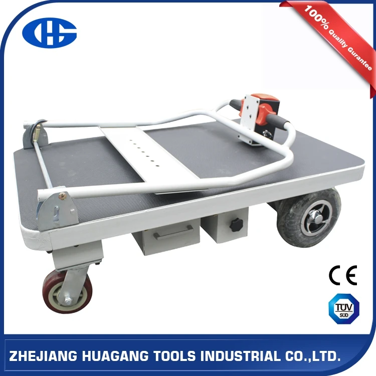 Electric Hand Truck With Foldable Hand For Materials Handling Hg101