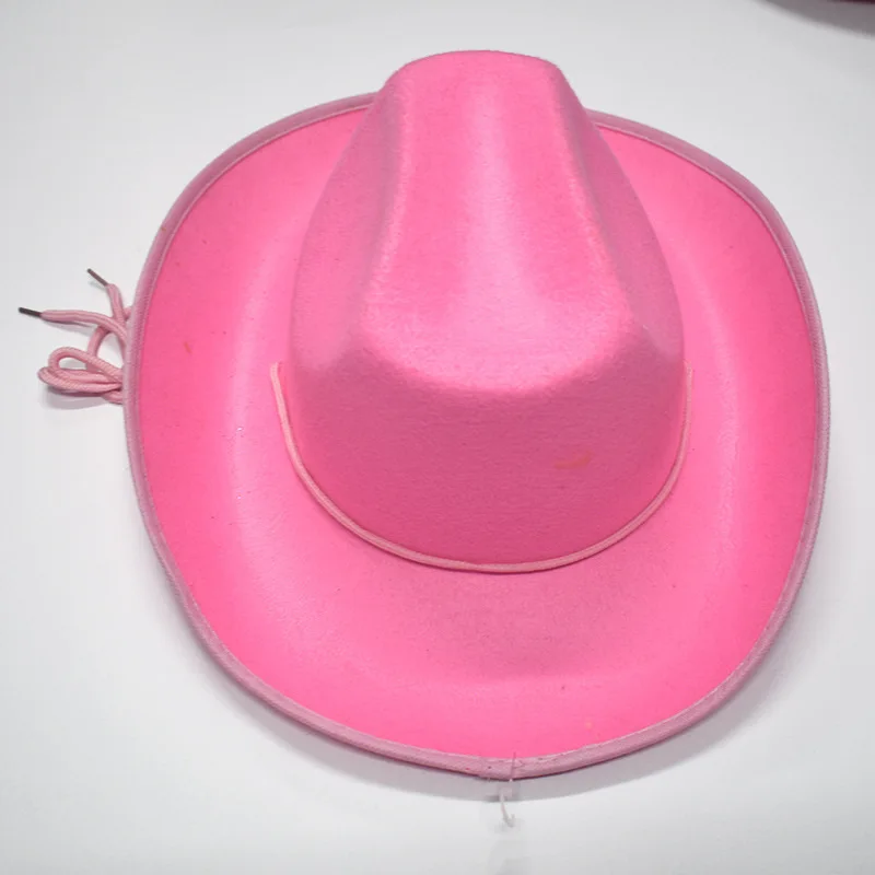 ladies pink cowboy hat