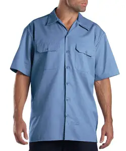 factory wholesale good quality botton up plain dyed worker uniform work clothing factory wholesale good quality botton up plain dyed worker uniform work clothing