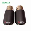 Car Styling Top Quality Akrapovic Car Carbon Fiber Exhaust End Tips Pipes For Universal Carbon Exhaust Tips
