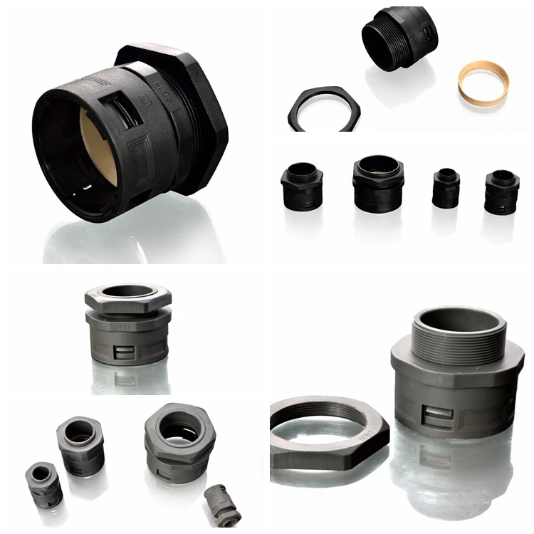Liquid Tight Nylon Flexible Conduits Connectors With Locknut/automotive
