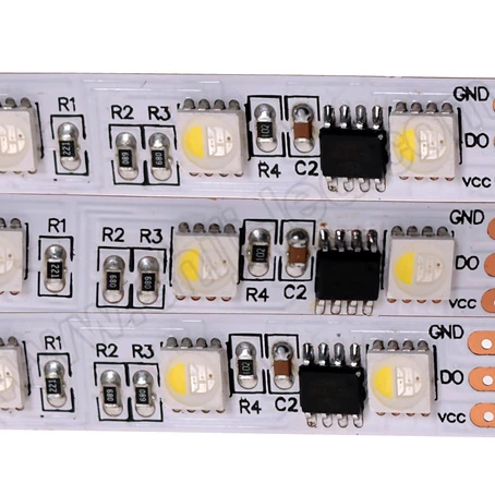 5m 60leds/m digital led tape SMD5050 RGBW 3535 3528 2835 External IC ws2904 2811 UCS1903  DMX addressable led strips