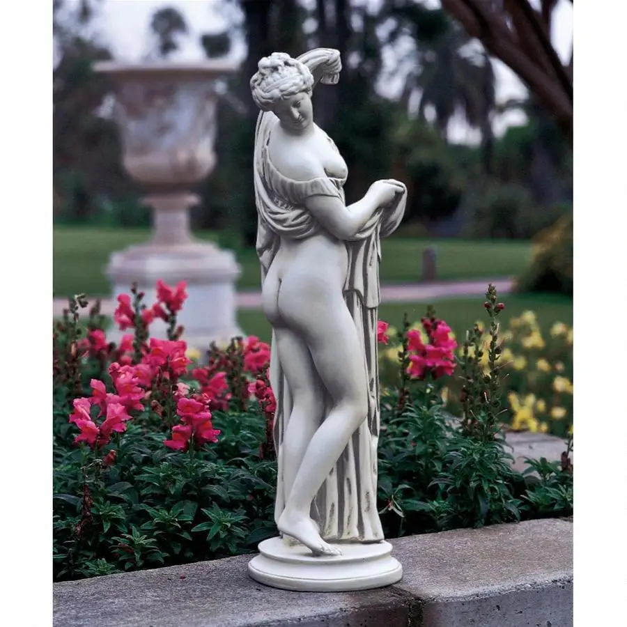 Garden Decoration Figure Sculptures Resin Nude Sexy Naked Girls Statues.
