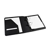 A4/A5 Large Documents Folder Padpolio Leather Cover 2 Ring Binder with Pocket