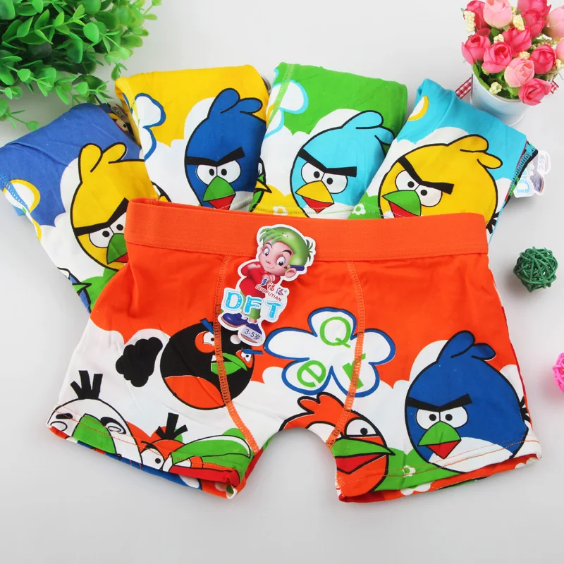 2016 New 5pcs lot Children Underwear Boy 3 11 Years Old Kids Baby Briefs Cartoon Boxer