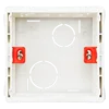 High Quality Wall Switch PVC socket wall box 86mm electrical wall switch junction box white color