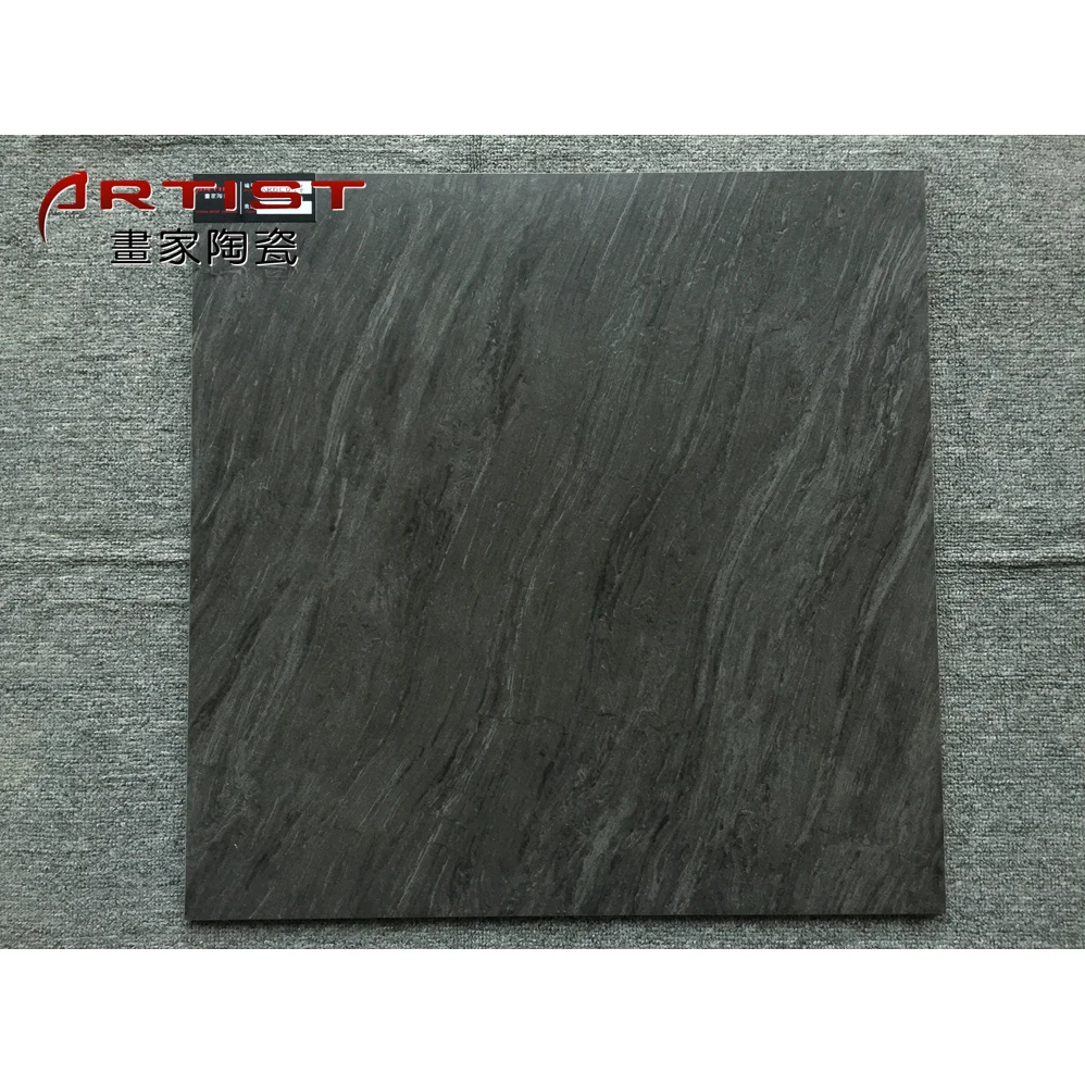 Alibaba China Non Slip Porcelain High Gloss Black Sparkle Floor