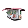 4.2m with 3D logo, LED light electric mobile fast food truck/ electric food truck/food truck for sale