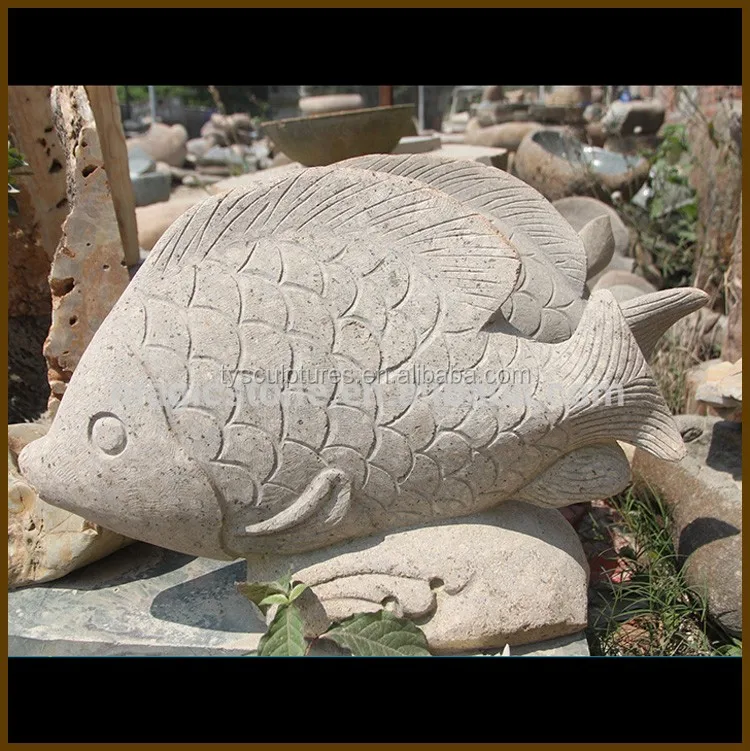 Stone Animal Sculpture Of Natural Granite Stone Fish Statue Buy