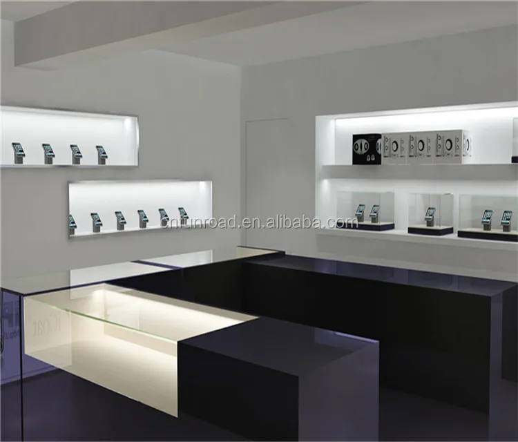 modern phone store design display table for sale