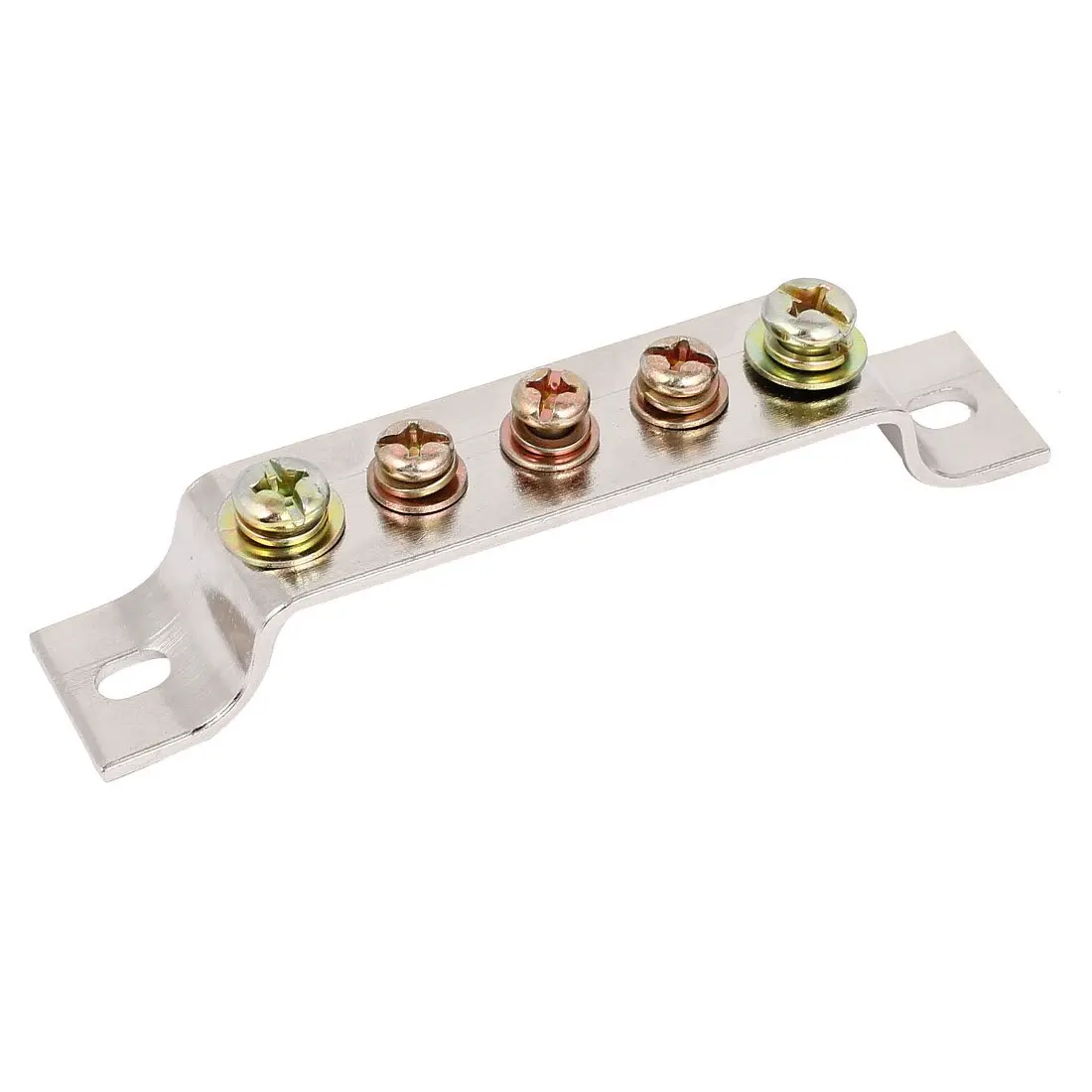 Uxcell 5 Holes Ground Wire Row Electrical bar Screw Terminal Block Connector