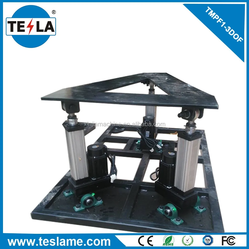 New Servo Motor Linear Actuator 3dof 6dof Motion Platform For Flight