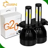 Guangzhou Auto Parts, Light Weight Super Bright 40W 4000LM cooling fan LED Headlight 9006 h4 9007 Conversion Kit For Car