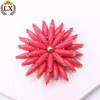 BLX-00020 wholesale modern brooch elegant women fashion pin brooch korea simple rose red big brooch flower