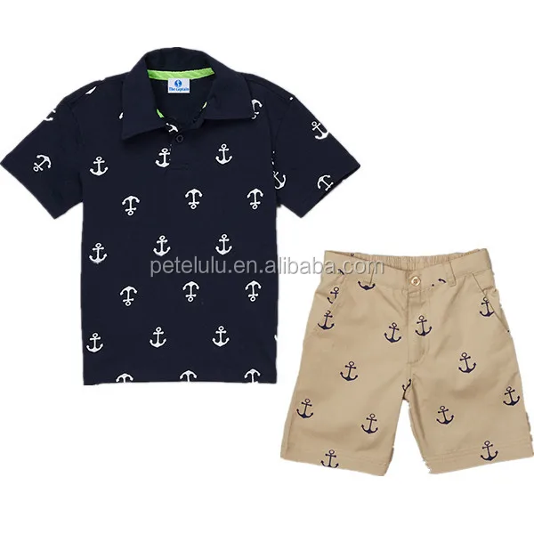 Polo Shirt Pants Baby Boy Children Clothes Set 360 Sets Summer Cute ...