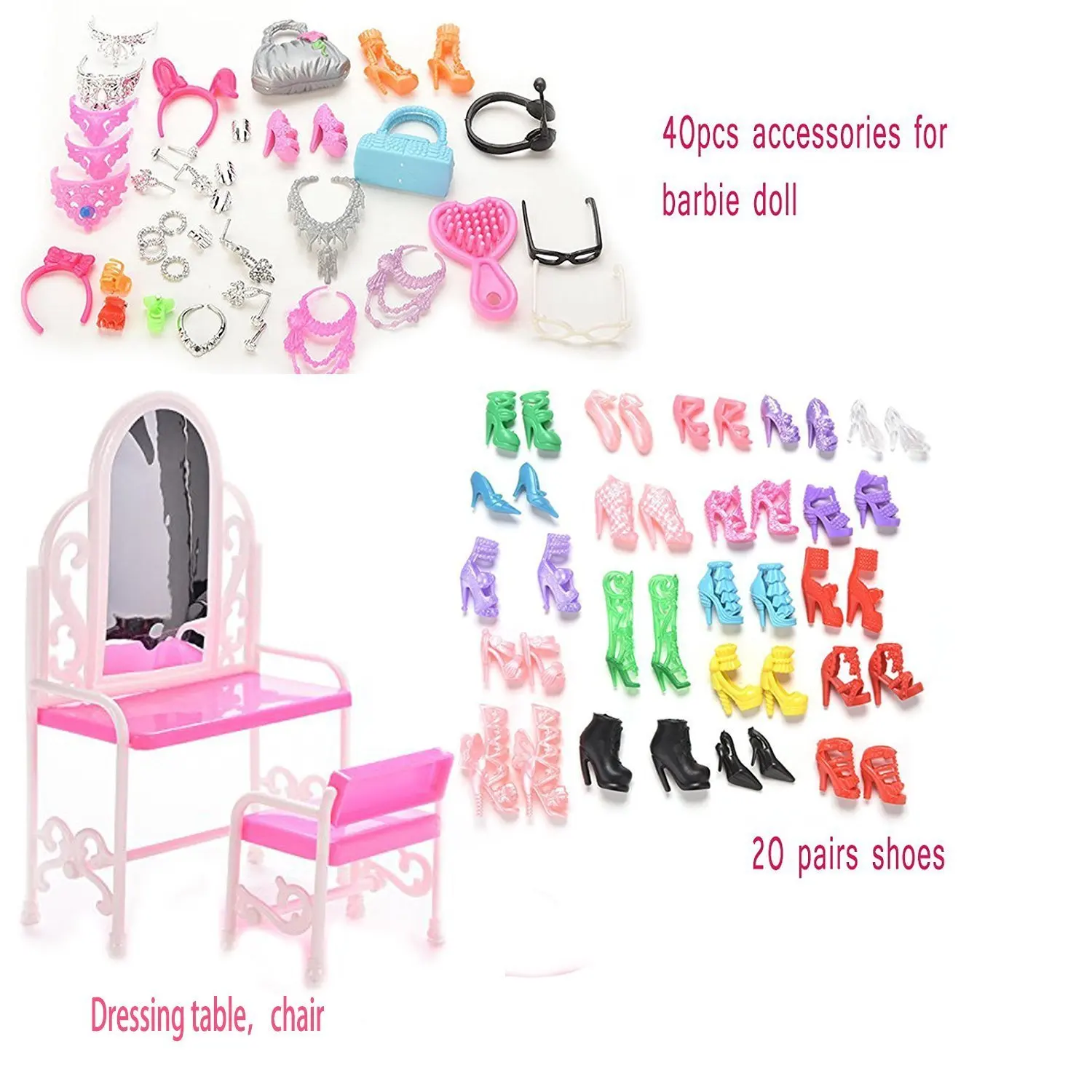 barbie shoes and accessories