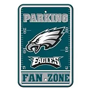 Philadelphia Eagles NFL "Fan Zone" Parking Sign 12" x 18"