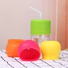 2017 Silicone Funny Cup Cover With Straw For Little Kids