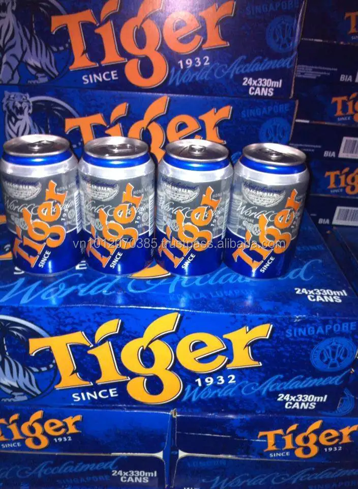 Bia Tiger 330 ml thương hiệu mới chất lượng cao sản phẩm FMCG