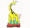 Colorful Giraffe Cartoon EVA Height Ruler