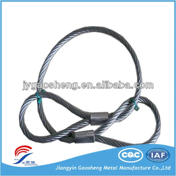 Steel Wire Rope Rings Steel Wire Rope Round Sling 8mm - High-Carbon Quality