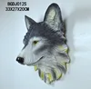 Wholesale Polyresin Vivid Wolf Head Wall Decoration