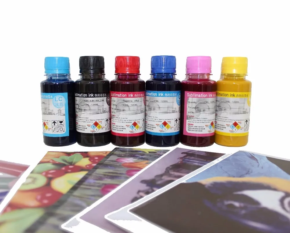 Top Grade 100ml 6colors Dye Sublimation Ink For Digital Textile ...