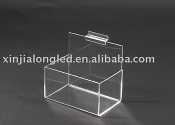 clear wall mounted storage bins