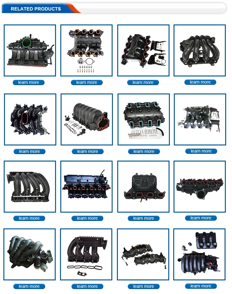 Engine Plastic Intake Manifold Pa6 Gf30 Air Inlet Manifold 615178 For