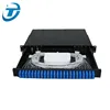 China Factory 19 Inch 1U 2U Rack Mount Slide Rail Drawer 8 12 24 48 96 144 Core Port Fiber Optic Patch Panel ODF Price