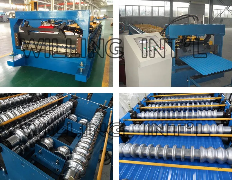 Galvanized Corrugated Roll Roofing Zinc Sheet Making Machine Manual