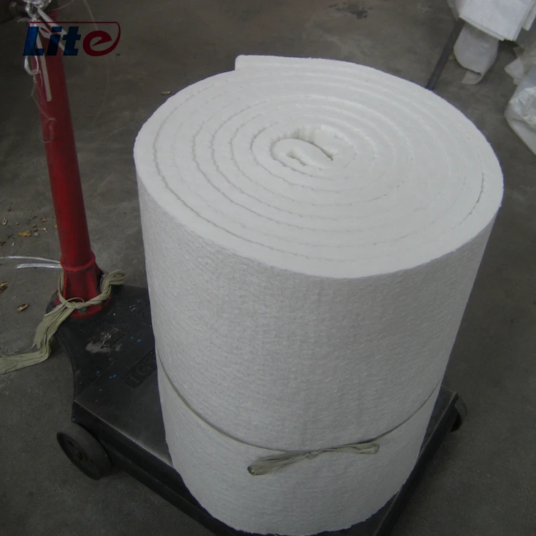 ceramic fiber thermal blanket aluminum insulation for high temperature steam pipe