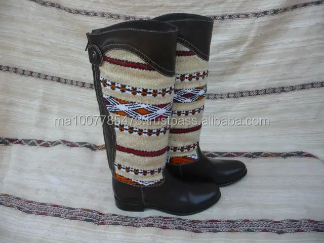 Long Kilim boots