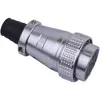 Moisture-proof 60A/400V 15 Pin Electric Cable Connector Socket
