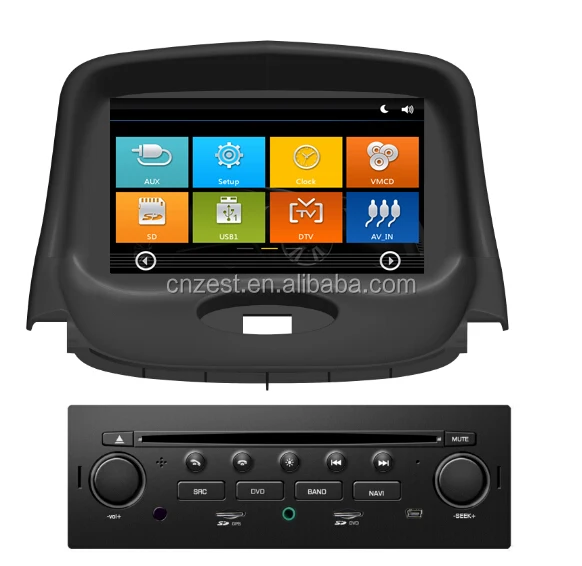 Android Car Pc For Peugeot 206 Dashboard Auto Radio With