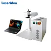 Portable Mini fiber Laser Metal Engraving Printing Machine for home business with CE FDA